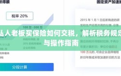 私人老板购买保险的税务规定与操作指南解析