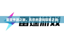 雷霆手游之旅，无尽的游戏探索之旅