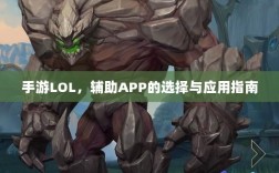 手游LOL，辅助APP的选择与应用指南