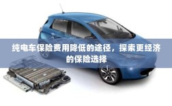 纯电车保险费用降低途径探索，更经济的保险选择攻略