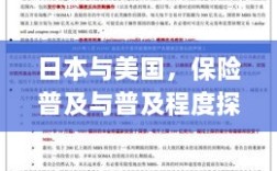 日本与美国保险普及程度深度探究