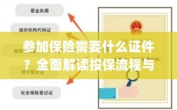 投保全攻略，保险所需证件及流程详解