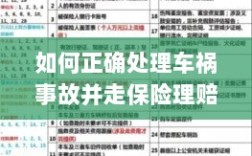 车祸事故处理指南，保险理赔流程详解