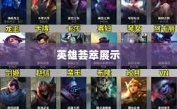 LOL手游英雄全解析，英雄荟萃与特色展示
