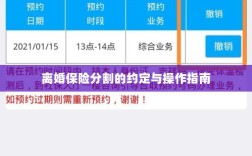 离婚保险分割的约定详解与操作指南