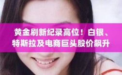 黄金刷新纪录高位！白银、特斯拉及电商巨头股价飙升！