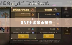 DNF手游金币投资与囤货策略深度解析