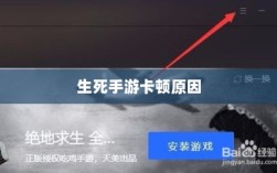 手游卡顿现象解析，生死手游卡顿原因探究