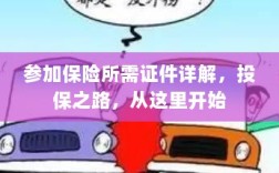 投保启程，参加保险所需证件详解