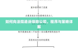 如何追诉保险公司？程序与策略全解析