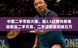 中国二手市场火爆，超2.5亿参与者推动新品二手交易，二手店销量突破五万件超越黄金增长趋势