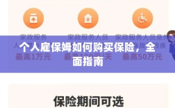 个人雇保姆保险购买指南，全面解析与攻略
