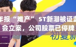 ST新潮年报难产遭证监会立案调查，股票停牌风险加剧标题，新潮公司年报延期引发监管关注，股票暂停交易风险升级