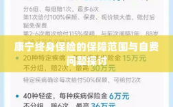 康宁终身保险保障范围及自费问题详解