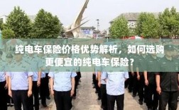 纯电车保险价格优势深度解析，如何选购更经济实惠的保险方案？