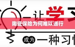 陶瓷保险受阻，普及难题解析