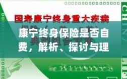 康宁终身保险的自费问题解析与探讨