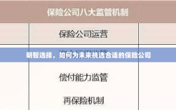 明智选择，如何为未来挑选最佳保险公司