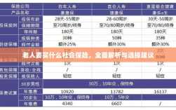 全面解析与选择建议，老人应购买哪些社会保险？