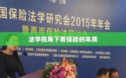 法学视角下的保险本质探究