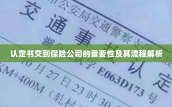 认定书交到保险公司的流程解析与重要性探讨