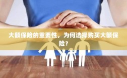 大额保险的重要性，为何选择购买？