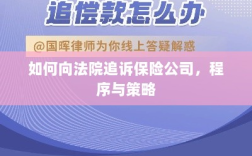 如何追诉保险公司？程序与策略详解
