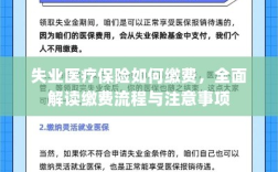 全面解读失业医疗保险缴费流程与注意事项