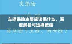 深度解析，车辆保险应该保什么及选择策略
