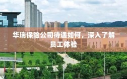 华瑞保险公司员工待遇与体验深度解析
