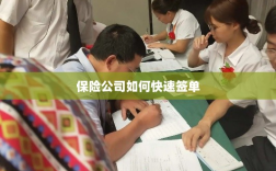 保险公司签单提速策略揭秘