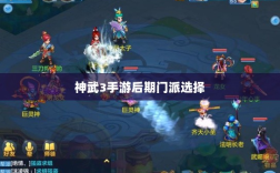 神武3手游后期门派选择深度解析与攻略建议