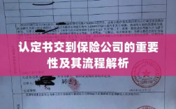 认定书交到保险公司的流程解析与重要性探讨