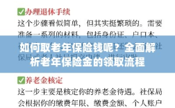 全面解析，老年保险金的领取流程与如何领取老年保险金