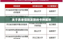 养老保险发放卡种深度解析