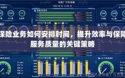 保险业务优化时间管理，提升效率与服务质量的关键策略