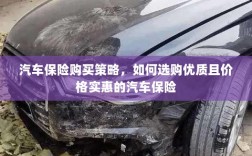 汽车保险购买策略，如何挑选优质且价格实惠的汽车保险方案？