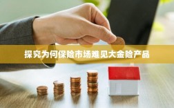 大金险产品在保险市场的稀缺原因探究