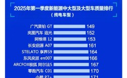 网友质疑真实性，2025年Q1新能源中大/大型车质量排行出炉