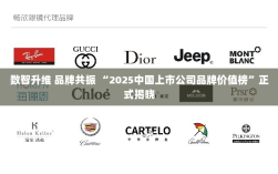 数智时代品牌力量崛起，2025中国上市公司品牌价值榜揭晓榜单