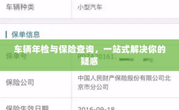 车辆年检与保险查询，一站式解答指南