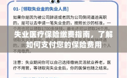 失业医疗保险缴费详解，支付保险费用的指南