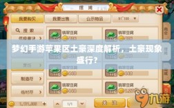 梦幻手游苹果区土豪深度解析，土豪现象盛行？