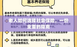 老年人社会保险选择指南，全面解析如何选购保障自身权益的保险方案