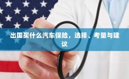 出国购车保险指南，选择、考量与推荐方案