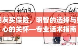 专业话术指南，朋友买保险——明智选择与贴心关怀之道