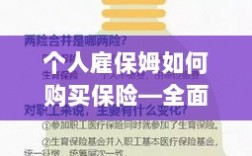 个人雇保姆保险购买指南，全面解析购买保姆保险的步骤与注意事项