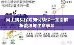 网上保险续保攻略，流程详解与注意事项