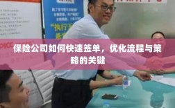 保险公司签单优化策略，流程重塑与快速签单之道