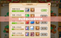 梦幻手游69级赚钱攻略，玩转游戏经济，轻松实现收益最大化